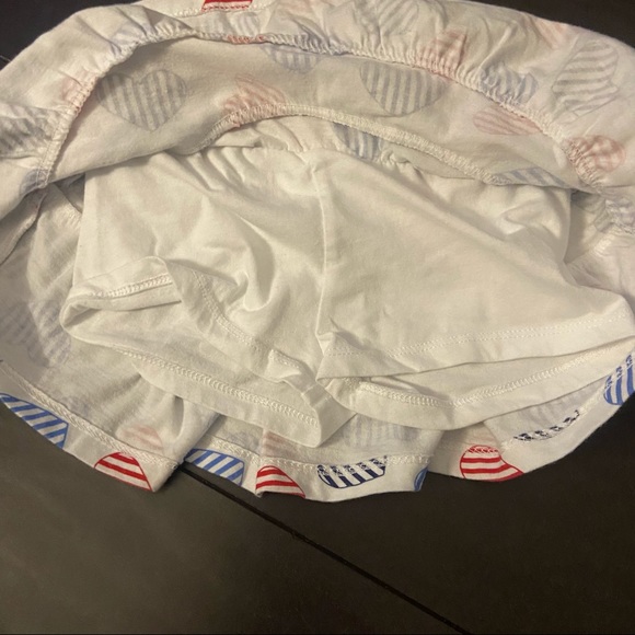 Jumping beans red, white, and blue Stars and Stripes skort set size 18M - Picture 4 of 7